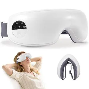 Eye Massager with Heat,Adjustable Foldable Sleep Mask for Relaxing Eyes and Better Sleep, Reduce Strain, Headache Relief and Improve Sleep Eye Massager with Heat,Adjustable Foldable Sleep Mask for Relaxing Eyes and Better Sleep, Reduce Strain, Headache Relief and Improve Sleep
