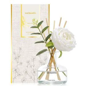 Reed Diffusers Set, 7.10 oz Flower Scented Diffuser with 7 Sticks, Long Lasting Home Fragrance for 120 Days, Perfect for Bathroom, Shelf Decor, Air Fresheners Reed Diffusers Set, 7.10 oz Flower Scented Diffuser with 7 Sticks, Long Lasting Home Fragrance for 120 Days, Perfect for Bathroom, Shelf Decor, Air Fresheners