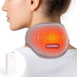Cordless Neck Heating Pad with Vibration Massager FSA Eligible HSA Cordless Neck Heating Pad with Vibration Massager FSA Eligible HSA