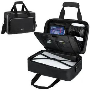 Travel Carrying Case Fits for PS5/PS5 Pro/PS4 with Thick Padding Travel Carrying Case Fits for PS5/PS5 Pro/PS4 with Thick Padding