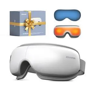 Eye Massager with Heat and Cooling - Heated Eye Mask for Migraines, Improve Sleep & Headache Relief, Fathers Day Birthday Gifts for Men Women Her Him Eye Massager with Heat and Cooling - Heated Eye Mask for Migraines, Improve Sleep & Headache Relief, Fathers Day Birthday Gifts for Men Women Her Him