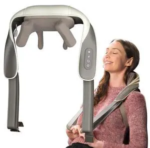 Cordless Neck & Shoulder Massager with Heat, 4D Shiatsu Cordless Neck & Shoulder Massager with Heat, 4D Shiatsu