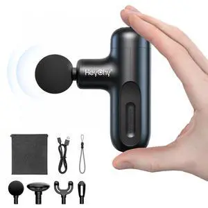 Super Mini Massage Gun Deep Tissue Portable Muscle Massager, Black Super Mini Massage Gun Deep Tissue Portable Muscle Massager, Black