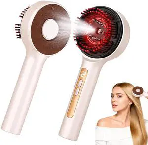 Scalp Massager, 3-in-1 Hair Oil Applicator with Nano Mist, IPX7 Waterproof Scalp Oil Applicator, Portable Head Massager Scalp Brush for Home & Travel (Pink) Scalp Massager, 3-in-1 Hair Oil Applicator with Nano Mist, IPX7 Waterproof Scalp Oil Applicator, Portable Head Massager Scalp Brush for Home & Travel (Pink)