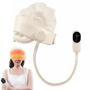Electric Head and Eye Massager with Heat, Rechargeable 6-Zone Scalp Massager, 4 Modes & 3 Warmth Settings, Ideal for Stress Relief and Home Relaxation Electric Head and Eye Massager with Heat, Rechargeable 6-Zone Scalp Massager, 4 Modes & 3 Warmth Settings, Ideal for Stress Relief and Home Relaxation