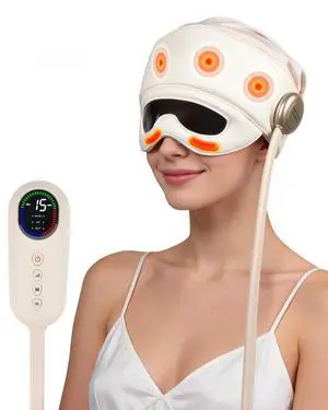 Head and Eye Electric Massager, Eye Massager with Heat Head and Eye Electric Massager, Eye Massager with Heat