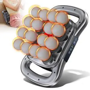 16 Head Massage Gun Deep Tissue, Back Massager with 9 Speed & Levels (Gray) 16 Head Massage Gun Deep Tissue, Back Massager with 9 Speed & Levels (Gray)