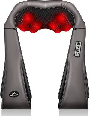 Neck Massager with Heat Gifts for Women, Men, Dad, Mom, Family, Friend, Mothers Day, Fathers Day, Christmas, Shiatsu Kneading Back Massager for Shoulder, Pain Relief, Muscle Soreness Neck Massager with Heat Gifts for Women, Men, Dad, Mom, Family, Friend, Mothers Day, Fathers Day, Christmas, Shiatsu Kneading Back Massager for Shoulder, Pain Relief, Muscle Soreness