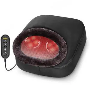 Foot Warmer Massager,Gifts for Women,Men,Shiatsu Foot Massager with Heat, Electric Heating Pad for Back Feet,Back Massager for Pain Relief(Black) Foot Warmer Massager,Gifts for Women,Men,Shiatsu Foot Massager with Heat, Electric Heating Pad for Back Feet,Back Massager for Pain Relief(Black)