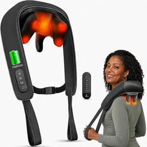 Cordless Neck Massager with Heat & Remote Control Cordless Neck Massager with Heat & Remote Control