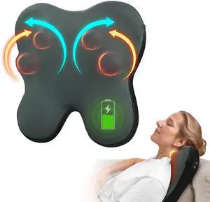 Cordless Back Massager FSA Eligible HSA, Neck Massager with Heat Cordless Back Massager FSA Eligible HSA, Neck Massager with Heat