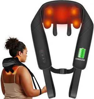 Cordless Neck Massager for Pain Relief Deep Tissue, FSA Eligible Cordless Neck Massager for Pain Relief Deep Tissue, FSA Eligible