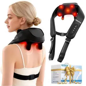 Shiatsu Neck Massager with Heat, Newly Tapping & Kneading Massage Machine for Neck Deep Tissue Relaxation, Portable Shoulder & Back Massager with 3 Speeds & Hands-Free Strap, Gifts for Men Women Shiatsu Neck Massager with Heat, Newly Tapping & Kneading Massage Machine for Neck Deep Tissue Relaxation, Portable Shoulder & Back Massager with 3 Speeds & Hands-Free Strap, Gifts for Men Women