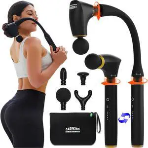 2-in-1 Detachable Massage Gun Deep Tissue with Extension Handle 2-in-1 Detachable Massage Gun Deep Tissue with Extension Handle