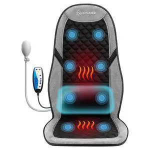 Back Massager with Heat,Massage Chair Pad,Massage Seat Cushion with Adjustable Lumbar Support,Back Massage for Pain Relief,Chair Massager for Recliner,Gifts for Women Men Mom Dad Back Massager with Heat,Massage Chair Pad,Massage Seat Cushion with Adjustable Lumbar Support,Back Massage for Pain Relief,Chair Massager for Recliner,Gifts for Women Men Mom Dad