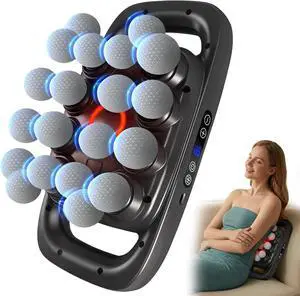 20-Head Massage Gun Deep Tissue with Soothing Warmth, 3 Modes & 30 Intensities, Quiet Multi-Head Back Massager for Pain Relief, Electric Percussion Muscle Massager for Body, Neck,and Legs 20-Head Massage Gun Deep Tissue with Soothing Warmth, 3 Modes & 30 Intensities, Quiet Multi-Head Back Massager for Pain Relief, Electric Percussion Muscle Massager for Body, Neck,and Legs