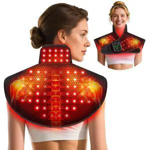 Red Light Therapy for Neck & Shoulders Massage with Heat Portable Red Light Therapy for Neck & Shoulders Massage with Heat Portable