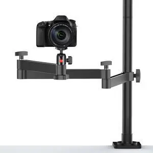 ULANZI Aluminum Camera Desk Stand Overhead Mount with Flexible Arm ULANZI Aluminum Camera Desk Stand Overhead Mount with Flexible Arm