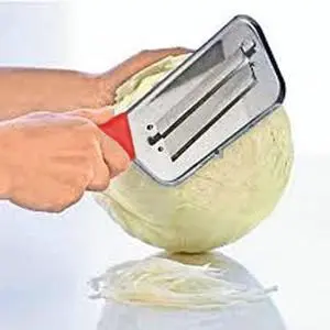 Cabbage Kitchen Knife Slicer Chopper Shredder Sauerkraut Cutter Coleslaw Grater (Red) Cabbage Kitchen Knife Slicer Chopper Shredder Sauerkraut Cutter Coleslaw Grater (Red)
