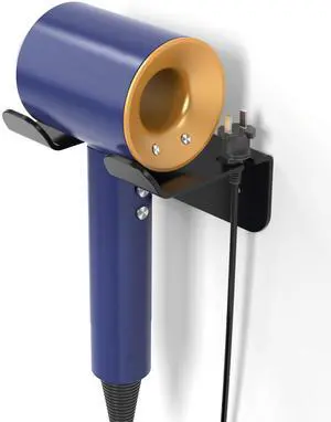 Hair Dryer Holder Wall Mounted Self Adhesive No Drill with Cord Organizer, Stainless Steel Storage for Bathroom Vanity Cabinet Hair Dryer Holder Wall Mounted Self Adhesive No Drill with Cord Organizer, Stainless Steel Storage for Bathroom Vanity Cabinet
