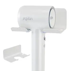 Wall Mounted Hair Dryer Holder, No Drilling Aluminum Hair Dryer Rack for Bathroom, Strong Adhesive Wall Organizer Compatible with Most Hair Dryers, Fits Tile Marble Glass Metal Walls Wall Mounted Hair Dryer Holder, No Drilling Aluminum Hair Dryer Rack for Bathroom, Strong Adhesive Wall Organizer Compatible with Most Hair Dryers, Fits Tile Marble Glass Metal Walls