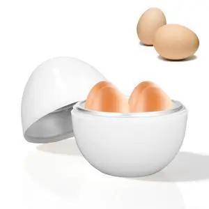 Hard Boiled Egg Cooker, Electric Cooker 4 Eggs Capacity Compact Design Microwave Function Boiler Easy to Use for Home Kitchen Hard Boiled Egg Cooker, Electric Cooker 4 Eggs Capacity Compact Design Microwave Function Boiler Easy to Use for Home Kitchen