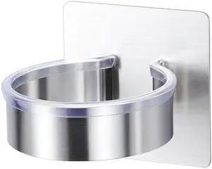 Blow Dryer Holder Wall Mounted, Hair Dryer Holder Stand Adhesive, Hairdryer Holder For Bathroom, Hair Dryer Hanger Compatible with Most Dryers (Silver) Blow Dryer Holder Wall Mounted, Hair Dryer Holder Stand Adhesive, Hairdryer Holder For Bathroom, Hair Dryer Hanger Compatible with Most Dryers (Silver)