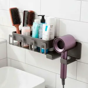 Hair Dryer Holder Wall Mounted - Hair Dryer Organizer - Bathroom Wall Storage - Blow Dryer Holder Wall Mounted - Hair Tool Organizer Hair Dryer Holder Wall Mounted - Hair Dryer Organizer - Bathroom Wall Storage - Blow Dryer Holder Wall Mounted - Hair Tool Organizer