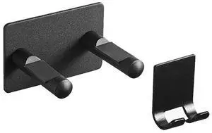 Hair Dryer Holder Wall Mounted,Blow Dryer Bracket with Plug for Wire Storage Self Adhesive & Drill Installation Fit for Most Hair Dryers-Black Hair Dryer Holder Wall Mounted,Blow Dryer Bracket with Plug for Wire Storage Self Adhesive & Drill Installation Fit for Most Hair Dryers-Black