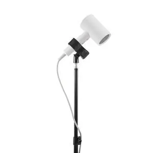 Hair Dryer Tripod Stand with Universal Clip, 20-63 Inch Adjustable Tripod Holder, Black Hair Dryer Tripod Stand with Universal Clip, 20-63 Inch Adjustable Tripod Holder, Black