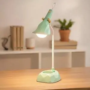 Portable Desk Lamp with Detachable Flashlight, 3 Color Temperature Modes, 1200mAh Battery, Stepless Dimming Brightness Memory - Ideal for Home Office Use (Green) Portable Desk Lamp with Detachable Flashlight, 3 Color Temperature Modes, 1200mAh Battery, Stepless Dimming Brightness Memory - Ideal for Home Office Use (Green)