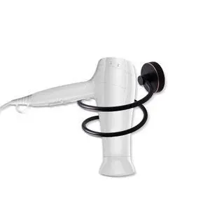 Bathroom Hair Dryer Holder Hair Care Tools Holder Wall Mount Chrome Finished Stainless Steel-Balck Bathroom Hair Dryer Holder Hair Care Tools Holder Wall Mount Chrome Finished Stainless Steel-Balck