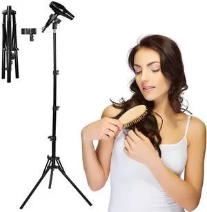 Blow Hair Dryer Stand Hands Free,Hair Dryer Stand - 64.5 inches,Height Adjustable Hands-Free Lazy Blow Dryer Holder, for Bathroom, Vanity, Makeup Room Floor or Countertop Pet Salon Blow Hair Dryer Stand Hands Free,Hair Dryer Stand - 64.5 inches,Height Adjustable Hands-Free Lazy Blow Dryer Holder, for Bathroom, Vanity, Makeup Room Floor or Countertop Pet Salon