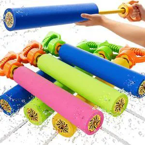 6 Pack Water Squirter for Kids, Foam Water Pool Squirt Toy 6 Pack Water Squirter for Kids, Foam Water Pool Squirt Toy