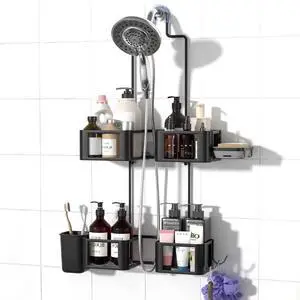 Haging Shower Caddy for Handheld Showerheads,Over Head Shower organizer Haging Shower Caddy for Handheld Showerheads,Over Head Shower organizer