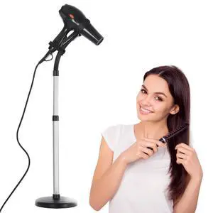 Hair Dryer Stand Hands Free 360-Degree Rotating Adjustable Height Metal Hair Dryer Holder Blow Dryer Holder About for 0.5kg Hair Dryer in Bathroom, Vanity, Makeup Room Basic Hair Dryer Stand Hands Free 360-Degree Rotating Adjustable Height Metal Hair Dryer Holder Blow Dryer Holder About for 0.5kg Hair Dryer in Bathroom, Vanity, Makeup Room Basic