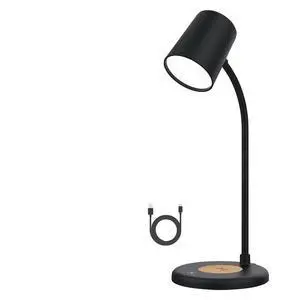 3-in-1 LED Desk Lamp with Bluetooth Speaker and 15W Max Wireless Charger, 360° Adjustable Night Light, 3 Lighting Modes, for Working, Studying, Reading, Writing (Black) 3-in-1 LED Desk Lamp with Bluetooth Speaker and 15W Max Wireless Charger, 360° Adjustable Night Light, 3 Lighting Modes, for Working, Studying, Reading, Writing (Black)