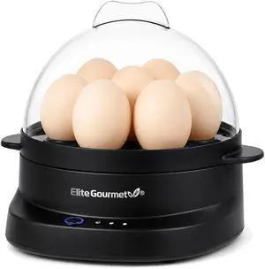 7-Egg Electric Egg Cooker with Voice Alerts, Auto Shut-Off 7-Egg Electric Egg Cooker with Voice Alerts, Auto Shut-Off