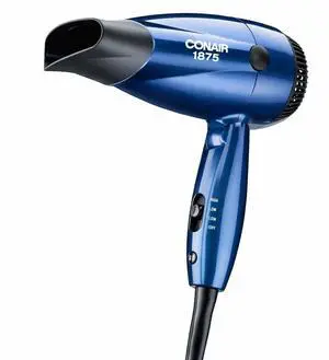 Ion Shine Dual Voltage 1875 Watt Compact Folding Hair Dryer Ion Shine Dual Voltage 1875 Watt Compact Folding Hair Dryer