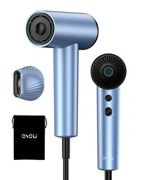 Ionic Hair Dryer, High-Speed Blow Dryer - 150,000 RPM Brushless Motor, 500 Million Negative Ions, Ultra-Light & Small, Smart Temp Control, Quiet Hairdryer for Women, Ideal for Travel, Home Ionic Hair Dryer, High-Speed Blow Dryer - 150,000 RPM Brushless Motor, 500 Million Negative Ions, Ultra-Light & Small, Smart Temp Control, Quiet Hairdryer for Women, Ideal for Travel, Home