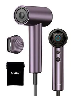 Ionic Hair Dryer, High-Speed Blow Dryer - 150,000 RPM Brushless Motor, 500 Million Negative Ions, Ultra-Light & Small, Smart Temp Control, Quiet Hairdryer for Women, Ideal for Travel, Home Ionic Hair Dryer, High-Speed Blow Dryer - 150,000 RPM Brushless Motor, 500 Million Negative Ions, Ultra-Light & Small, Smart Temp Control, Quiet Hairdryer for Women, Ideal for Travel, Home