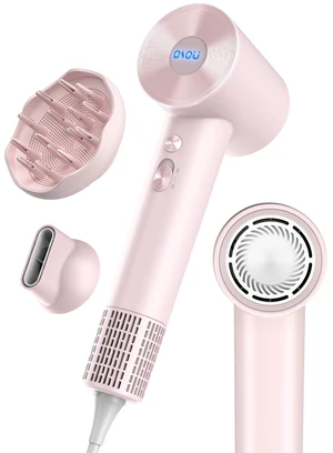 Hair Dryer with Diffuser for Curly Hair, Negative Ionic Hairdryer, High-Speed Blow Dryer with 110, 000 RPM Brushless Motor, Fast Drying Lightweight Travel Hairdryer, Low Noise Quiet Hair Dryers Hair Dryer with Diffuser for Curly Hair, Negative Ionic Hairdryer, High-Speed Blow Dryer with 110, 000 RPM Brushless Motor, Fast Drying Lightweight Travel Hairdryer, Low Noise Quiet Hair Dryers
