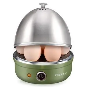 Electric Egg Cooker, Rapid Egg Boiler with Auto Shut Off for Soft, Medium, Hard Boiled, Poached, Steamed Eggs, Vegetables and Dumplings, Stainless Steel Tray with 7-Egg Capacity (Green) Electric Egg Cooker, Rapid Egg Boiler with Auto Shut Off for Soft, Medium, Hard Boiled, Poached, Steamed Eggs, Vegetables and Dumplings, Stainless Steel Tray with 7-Egg Capacity (Green)