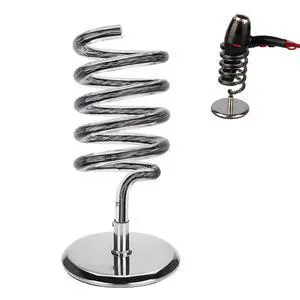 Hair Dryer Holder Countertop, Acrylic Spiral Blow Dryer Stand Hair Dryer Holder Countertop, Acrylic Spiral Blow Dryer Stand