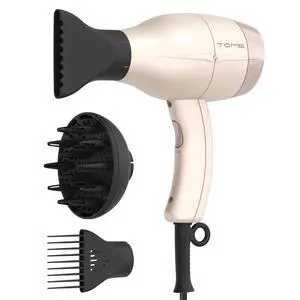 Hair Dryer 1875W Diffuser Set, Ionic, 3 Attachments, 125V Home Hair Dryer 1875W Diffuser Set, Ionic, 3 Attachments, 125V Home