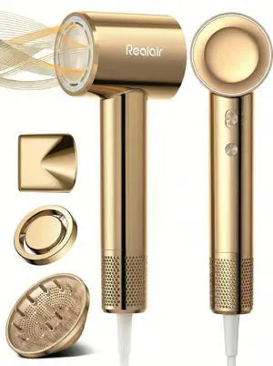 High Speed Hair Dryer with Diffuser, 110,000 RPM Brushless Motor Ionic Blow Dryer for Fast Drying, 200M Negative Ions Quiet Lightweight Travel Hairdryer for Curly Hair High Speed Hair Dryer with Diffuser, 110,000 RPM Brushless Motor Ionic Blow Dryer for Fast Drying, 200M Negative Ions Quiet Lightweight Travel Hairdryer for Curly Hair