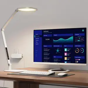 LED Desk Lamp for Home Office, Soft Edge-lit Design, Modern Style LED Desk Lamp for Home Office, Soft Edge-lit Design, Modern Style