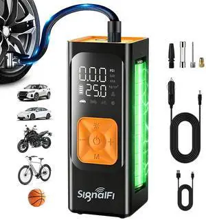 Tire Pump for Car Portable, 150 PSI Car Tire Air Pump 12V DC Car Plug Tire Pump for Car Portable, 150 PSI Car Tire Air Pump 12V DC Car Plug