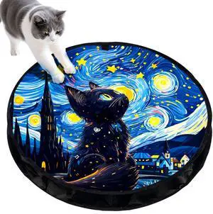 Cat Toys Pouch, Cat Toys for Indoor Cats Hide and Seek Mat Suitable for Kitten Balls Cat Toys Pouch, Cat Toys for Indoor Cats Hide and Seek Mat Suitable for Kitten Balls