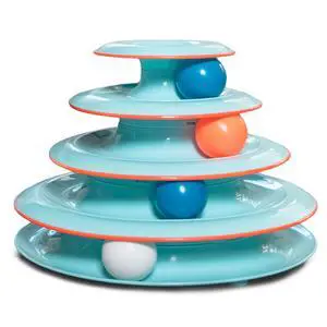 Chase Meowtain 4-Tier Interactive Cat Track Toy, 10.1" x 7.1" Chase Meowtain 4-Tier Interactive Cat Track Toy, 10.1" x 7.1"
